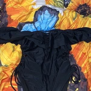 High waisted swimsuit